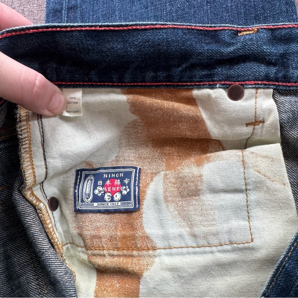 Raleigh Denim Jones Men’s Raw Selvedge Jeans Nihon Size 32 - Picture 9 of 11